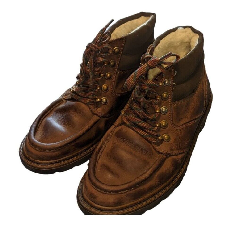 Vntg Salamander Germany US Size 7 EU 37 German 4.5 Brown Leather Chukka Boots